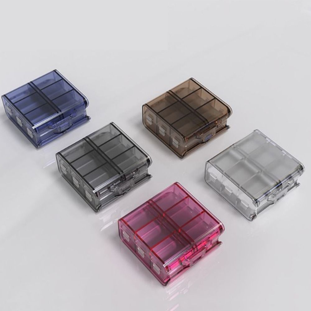 Food Storage Large Plastic Containers - علبة أدوية بـ 12 خانة، طبقتين،