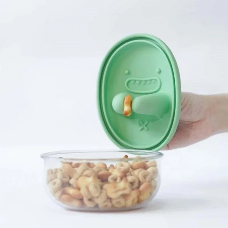 Food Storage Equipment - صندوق وجبات خفيفة بدون استخدام اليدين،