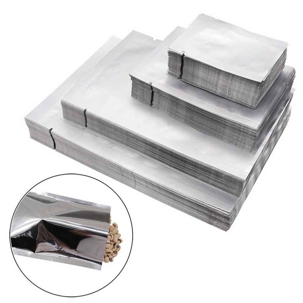Food Storage Aluminum - 100 قطعة من أكياس التخزين المقاومة