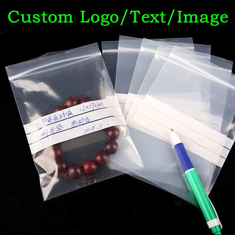 Food Storage Plastic Bag - 200 قطعة أكياس تغليف بلاستيكية شفافة