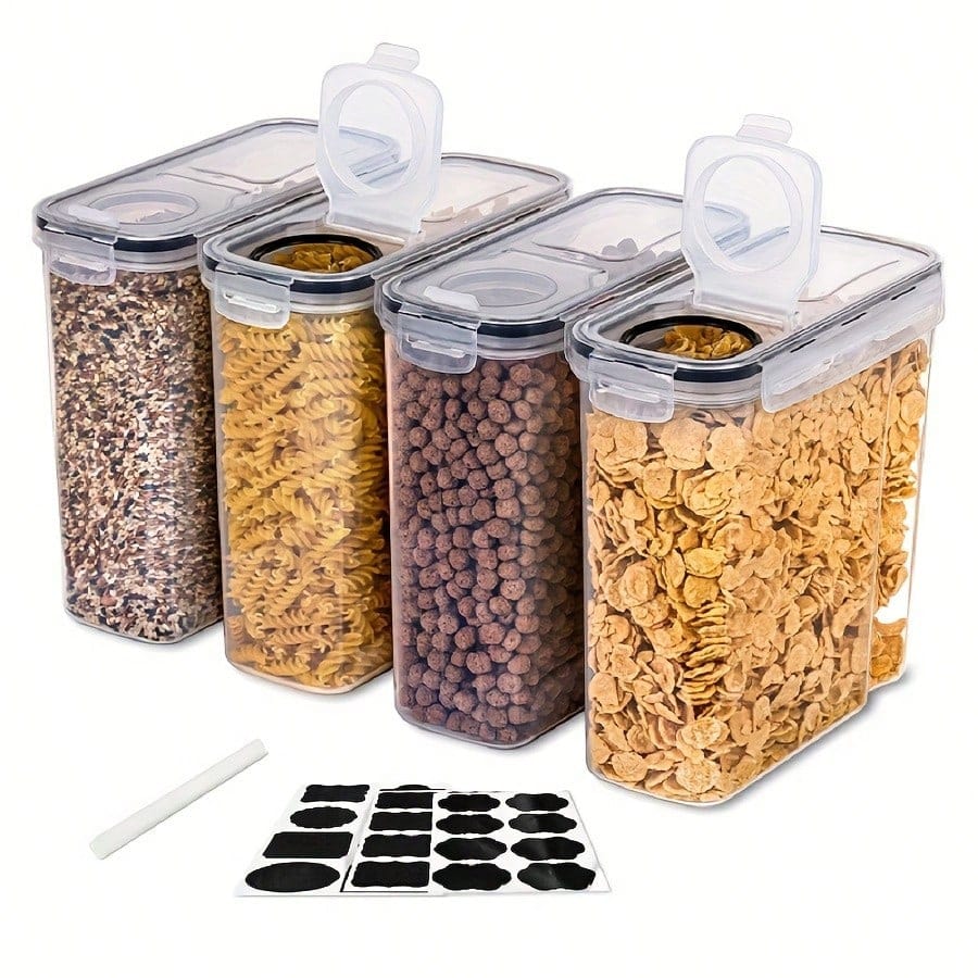 Food Storage Equipment - مجموعة من 4 علب تخزين محكمة