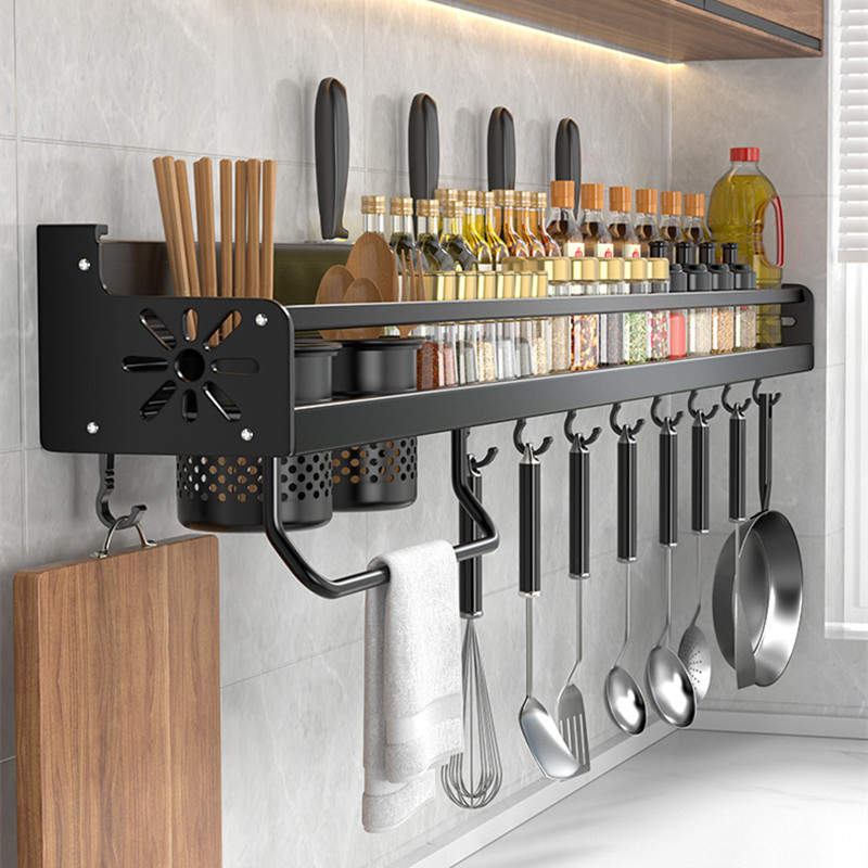 Food Storage Shelving - رف منظم مطبخ مثبت على الحائط