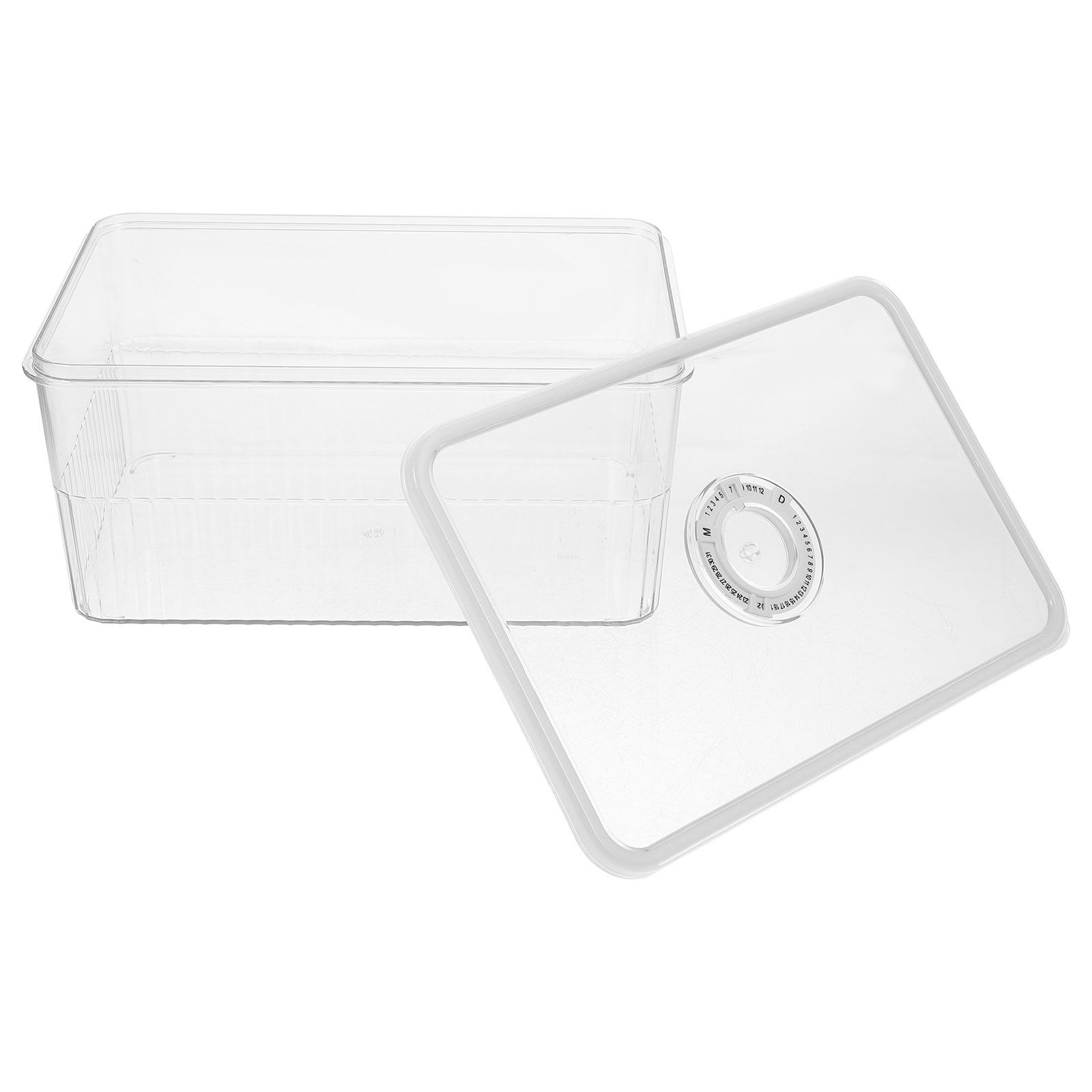 Food Storage Large Plastic Containers - علبة تخزين كبيرة وشفافة للخبز مع