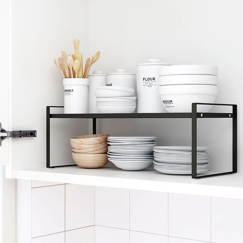 Food Storage Shelving - الصلب أطباق المطبخ وعاء تخزين الرف