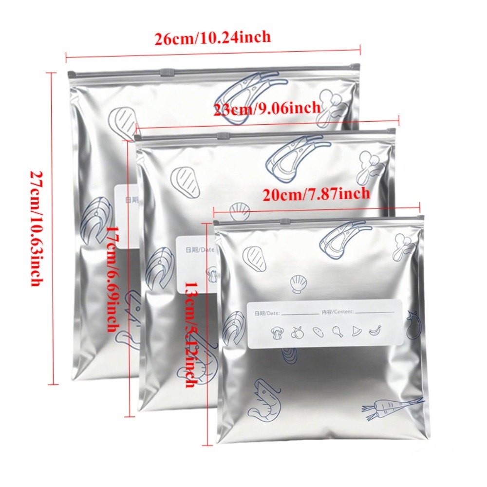 66 قطعة من أكياس تخزين الطعام  - مراجعة Food Storage Aluminum وسعره