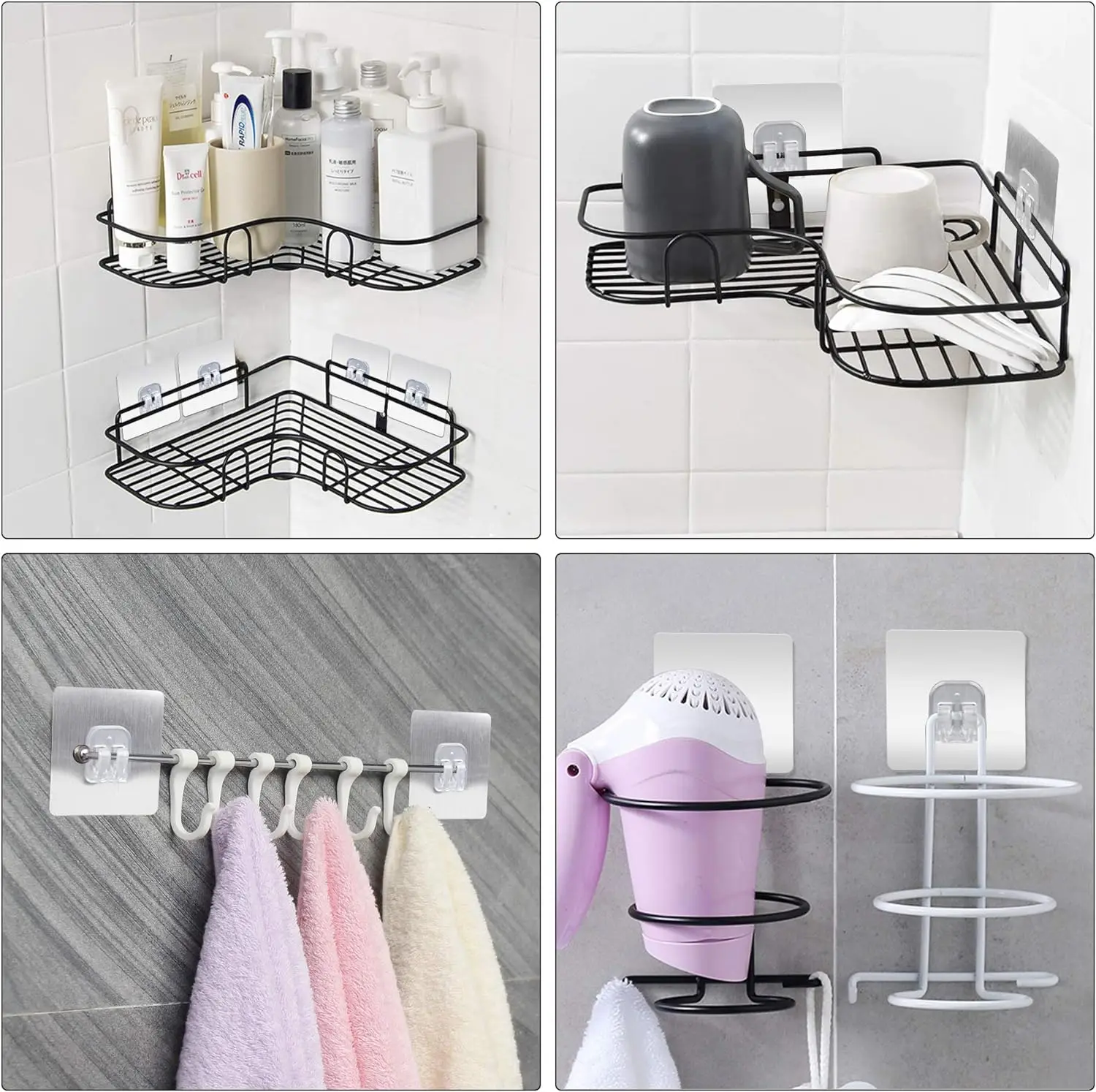 1-20 قطعة السنانير ذاتية اللصق - مراجعة Food Storage Shelving وسعره