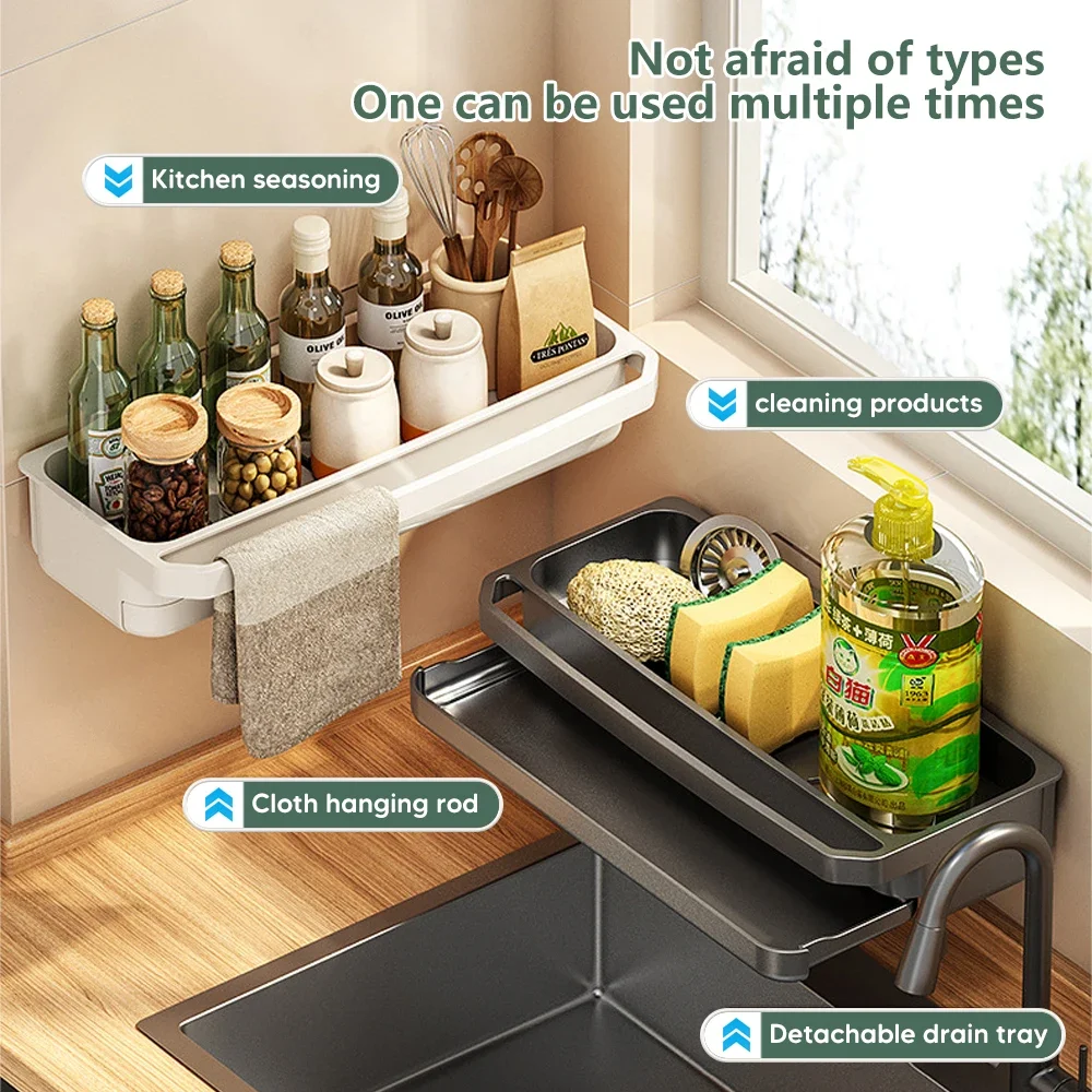 بالوعة المطبخ المنظم استنزاف ر - مراجعة Food Storage Shelving وسعره