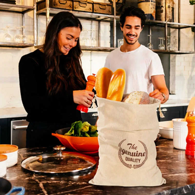 حقيبة خبز الكتان أكياس قابلة ل - مراجعة Food Storage Bags Reusable وسعره