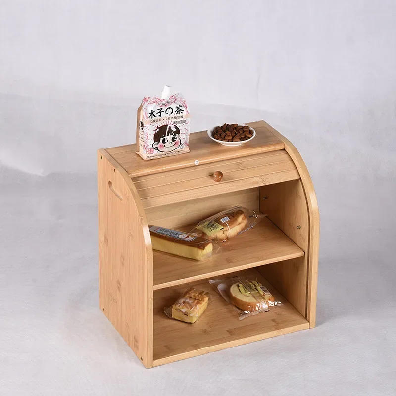 صندوق خبز كبير مزدوج الطبقات ج - مراجعة Bread Box Bamboo وسعره