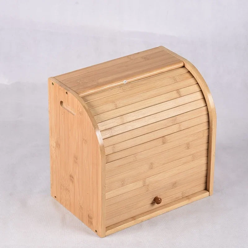 صندوق خبز كبير مزدوج الطبقات ج - مراجعة Bread Box Bamboo وسعره