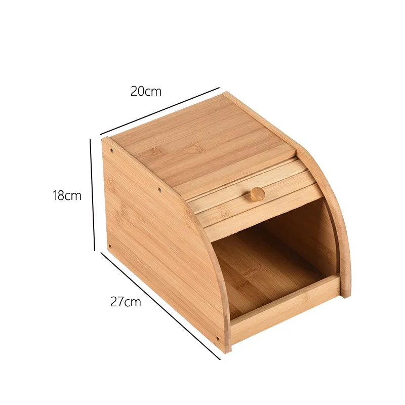 صندوق خبز كبير مزدوج الطبقات ج - مراجعة Bread Box Bamboo وسعره