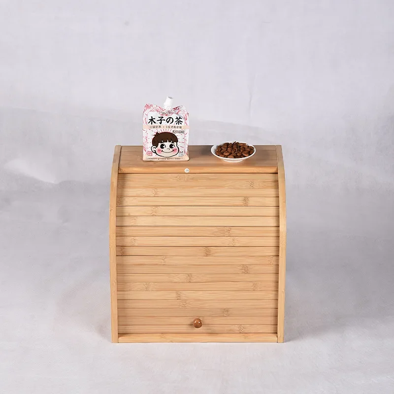 صندوق خبز كبير مزدوج الطبقات ج - مراجعة Bread Box Bamboo وسعره
