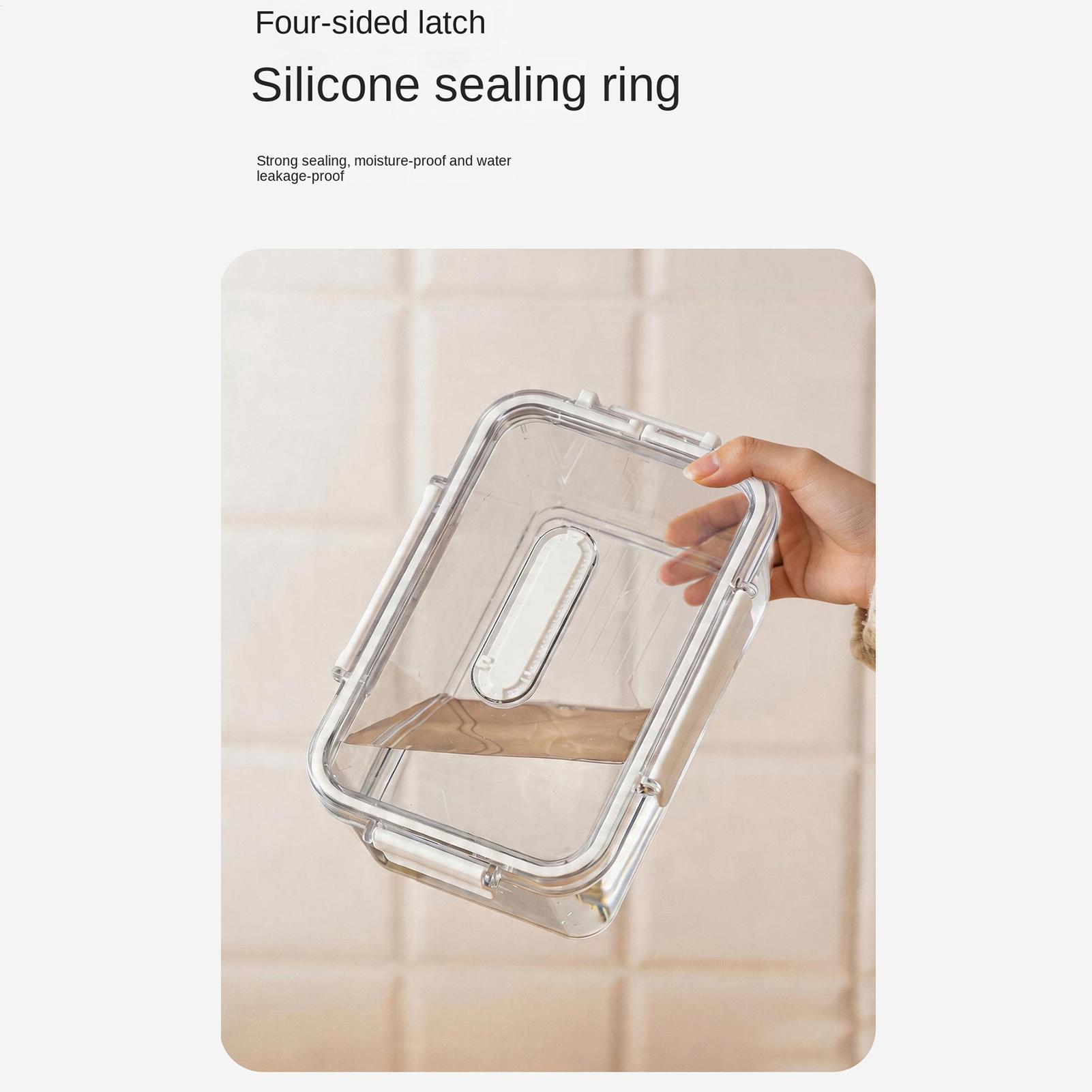 حاويات تنظيم الطعام للثلاجة مع - مراجعة Food Storage Large Plastic Containers وسعره