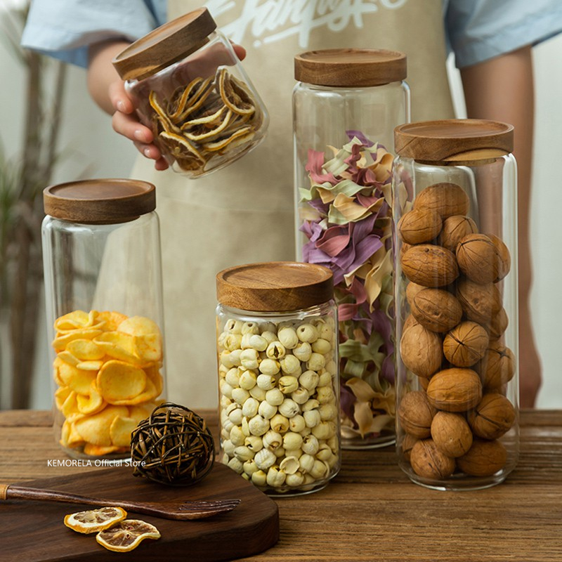 غطاء خشبي زجاجي محكم علبة المط - مراجعة Glass Meal Prep Container وسعره