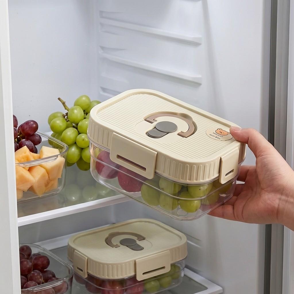 حاوية تخزين طعام للثلاجة، صندو - مراجعة Food Storage Large Plastic Containers وسعره