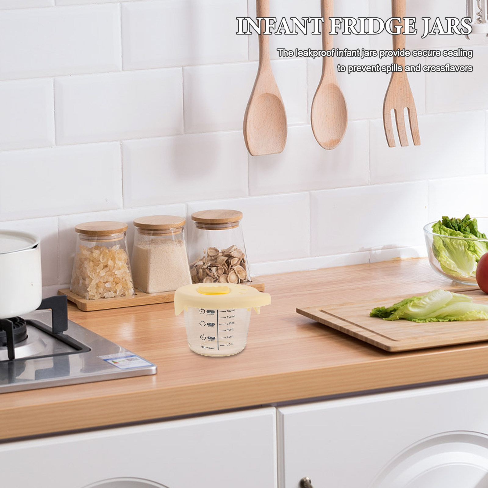 قطعتان من علب تخزين طعام الأطف - مراجعة Food Storage 1 Year وسعره