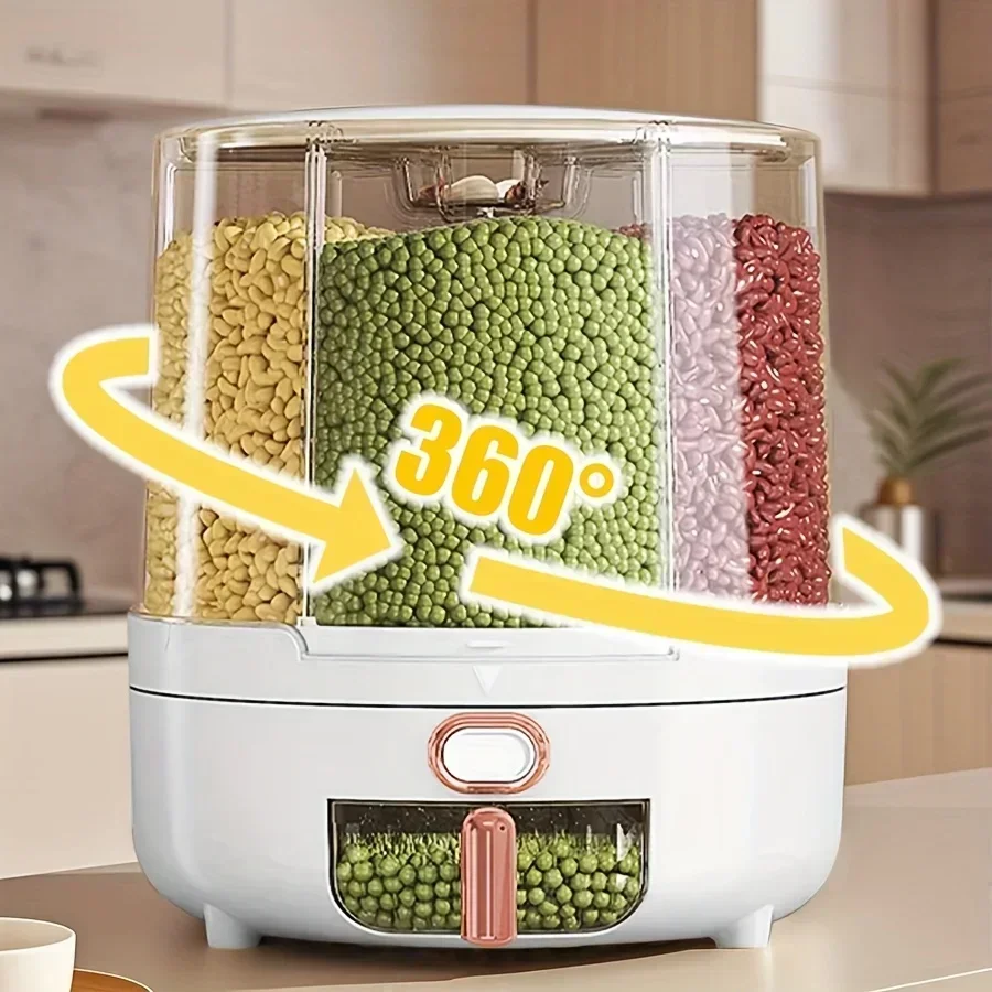 6 مقصورة 360 °   حاوية تخزين ط - مراجعة Food Storage Equipment وسعره