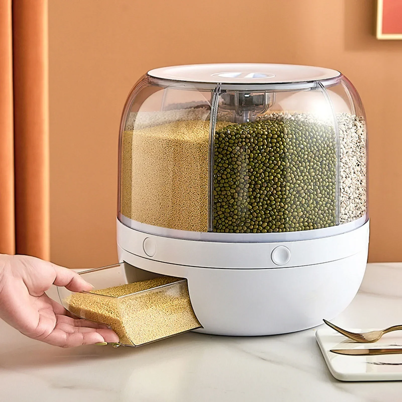 6 مقصورة 360 °   حاوية تخزين ط - مراجعة Food Storage Equipment وسعره