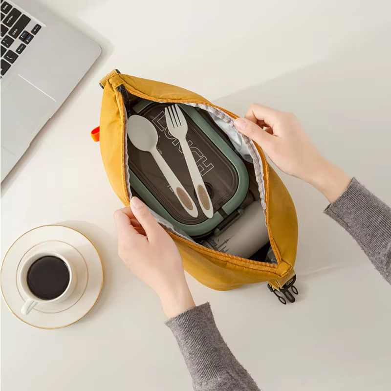 حقيبة غداء معزولة حرارياً من ر - مراجعة Food Storage Aluminum وسعره