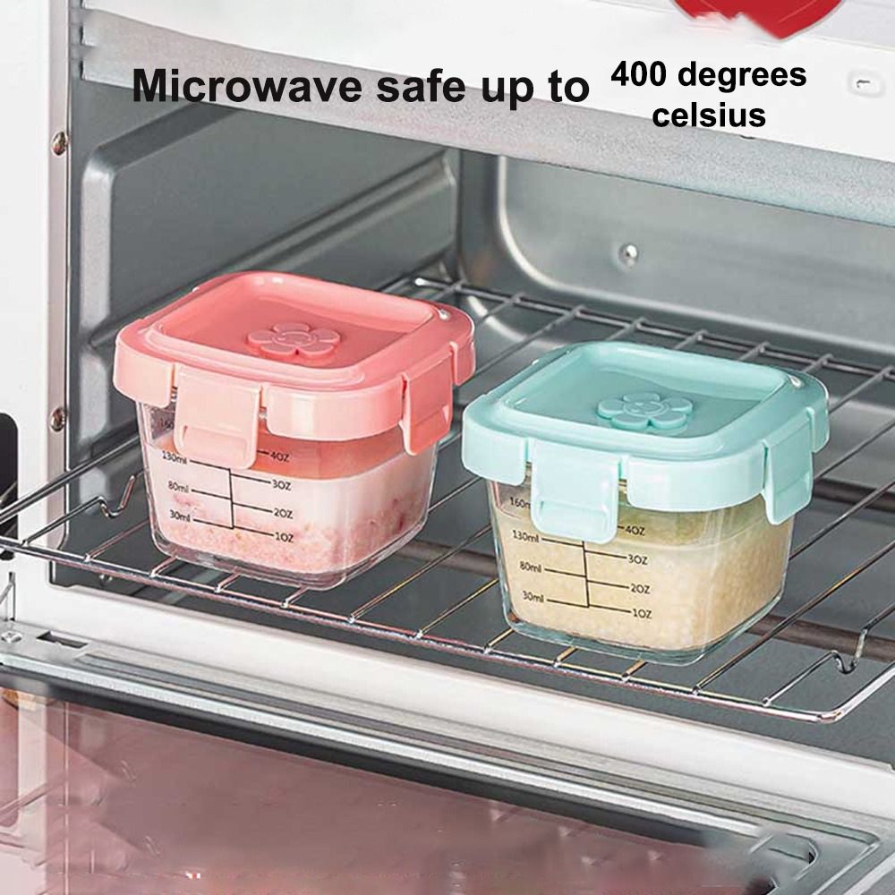 صندوق تخزين طعام زجاجي للأطفال - مراجعة Food Storage 1 Year وسعره