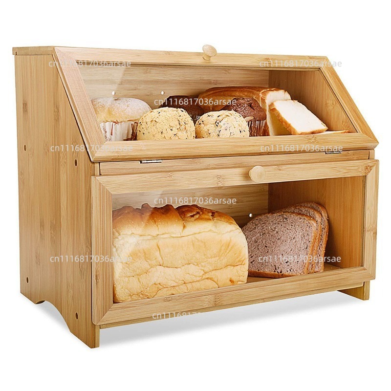 صندوق خبز من الخيزران سهل الفت - مراجعة Bread Box Bamboo وسعره