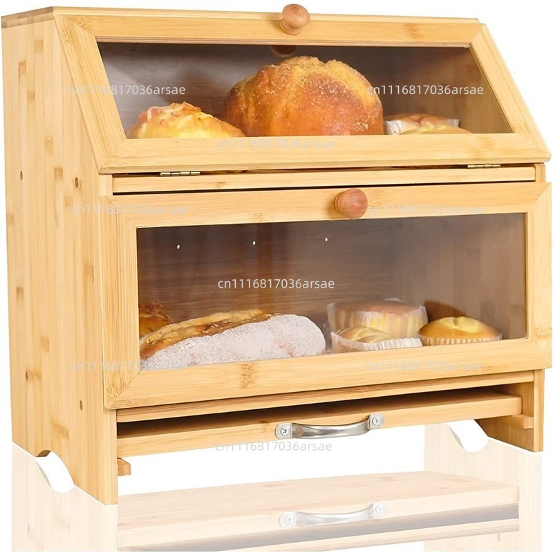 صندوق خبز من الخيزران سهل الفت - مراجعة Bread Box Bamboo وسعره
