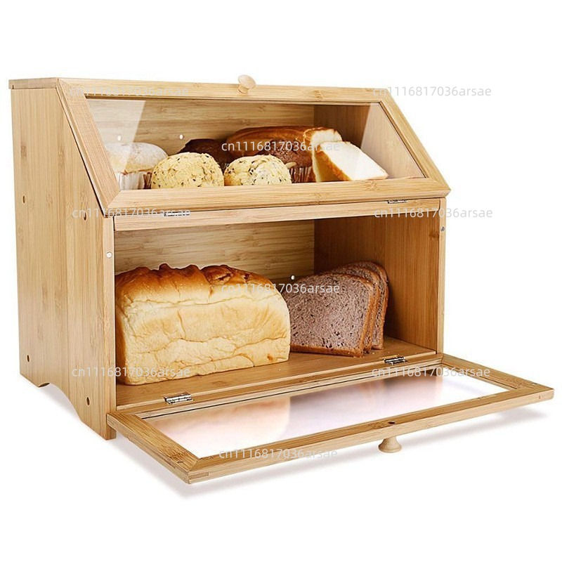 صندوق خبز من الخيزران سهل الفت - مراجعة Bread Box Bamboo وسعره