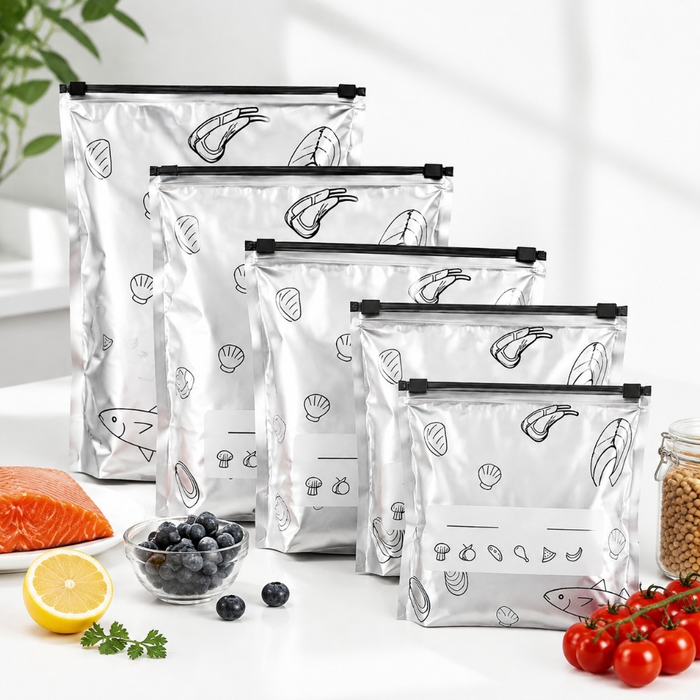 35 قطعة من أكياس تخزين الطعام  - مراجعة Food Storage Aluminum وسعره