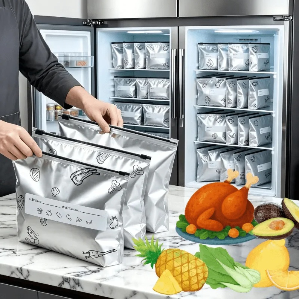 35 قطعة من أكياس تخزين الطعام  - مراجعة Food Storage Aluminum وسعره