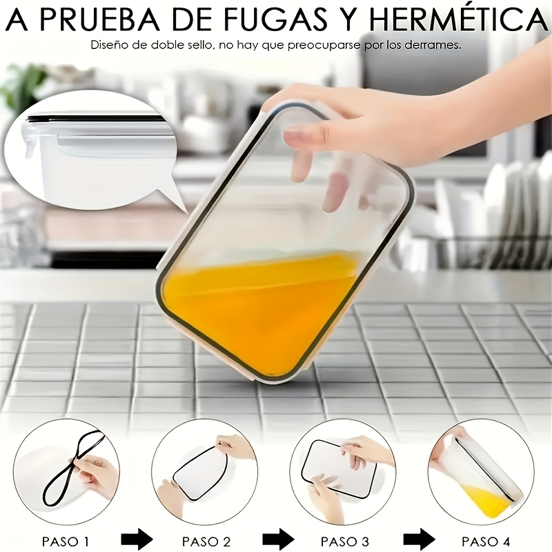مجموعة من 8 قطع تشمل 4 حاويات  - مراجعة Food Storage Equipment وسعره