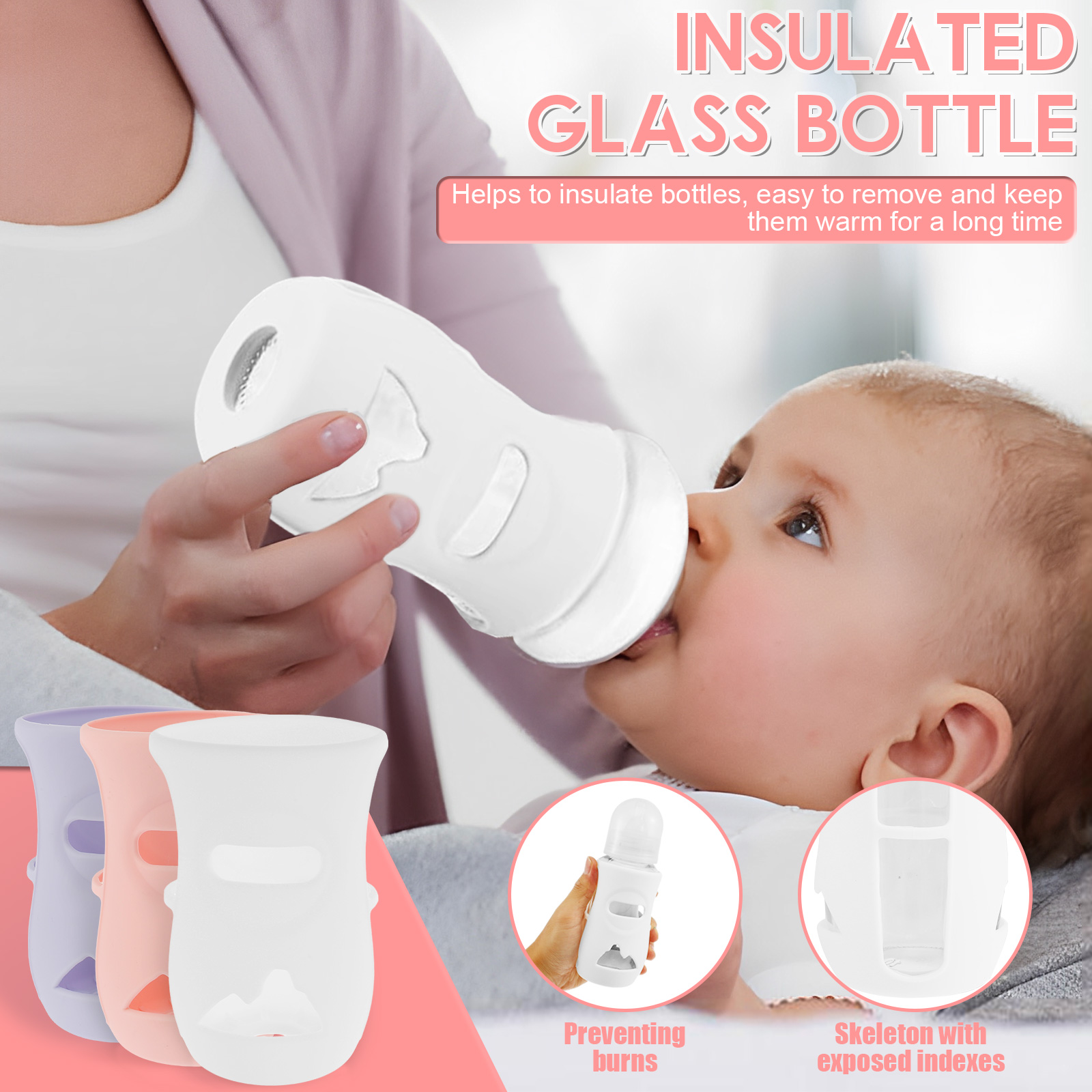 غطاء زجاجة أطفال من السيليكون  - مراجعة Food Storage 1 Year وسعره