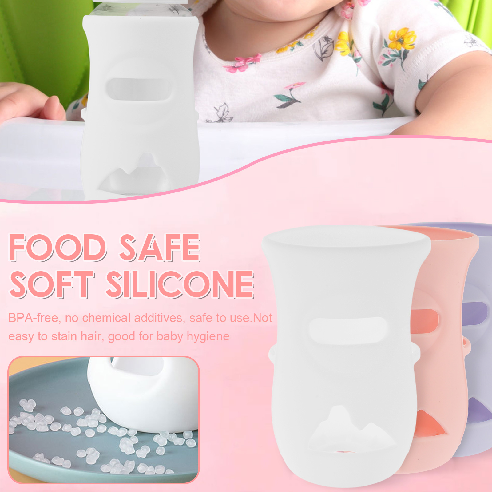 غطاء زجاجة أطفال من السيليكون  - مراجعة Food Storage 1 Year وسعره
