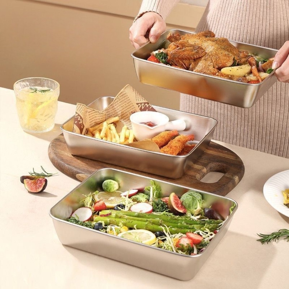 صينية تقديم من الفولاذ المقاوم - مراجعة Food Storage Equipment وسعره
