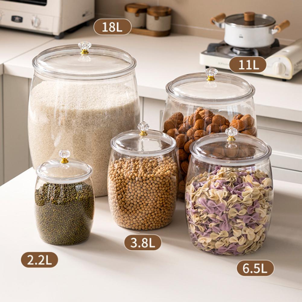 وعاء بلاستيكي شفاف كبير محكم ا - مراجعة Food Storage Large Plastic Containers وسعره