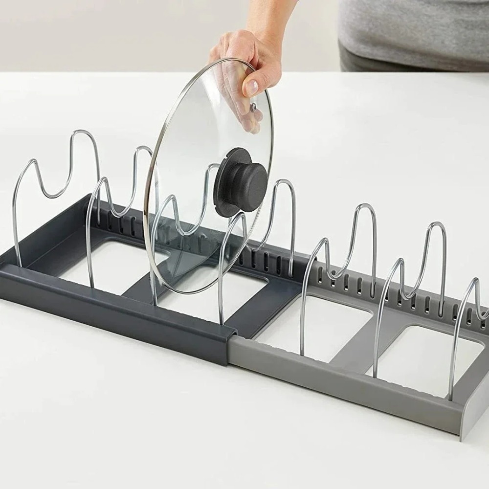 رف أواني قابل للسحب بـ 7 أقسام - مراجعة Food Storage Shelving وسعره
