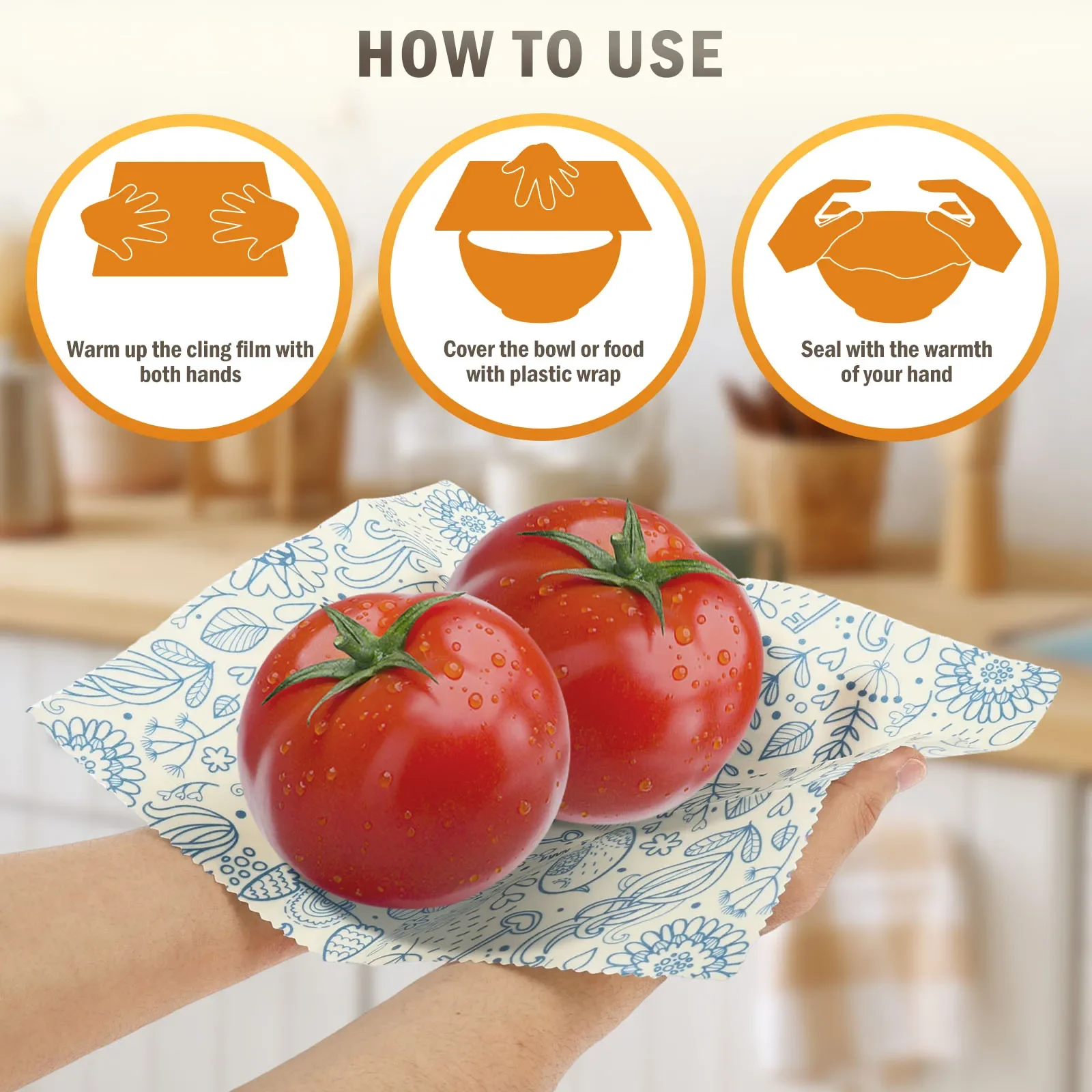 9 قطع من قماش تغليف الطعام الع - مراجعة Beeswax Food Wrap وسعره