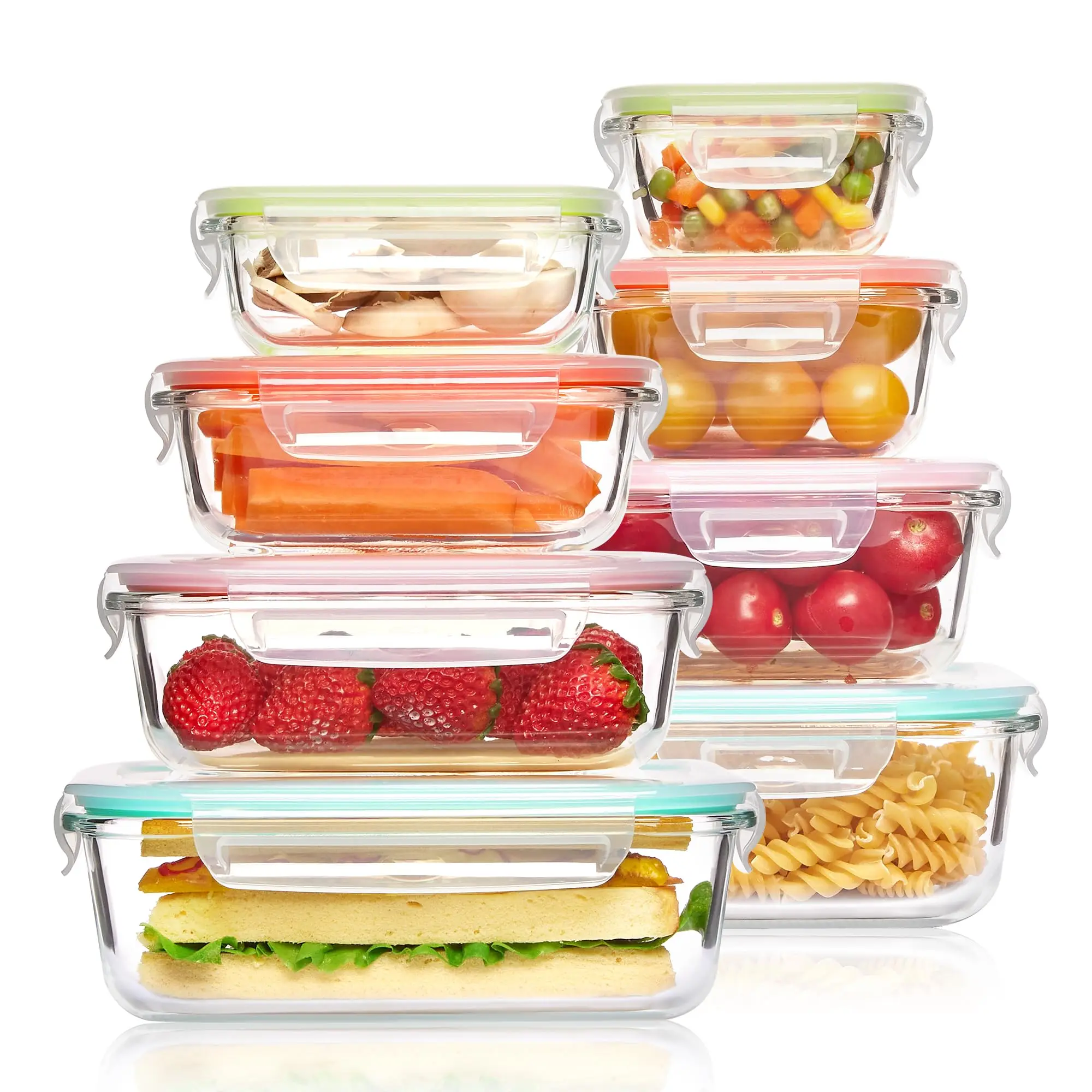حاويات تخزين الطعام الزجاجية ل - مراجعة Glass Meal Prep Container وسعره