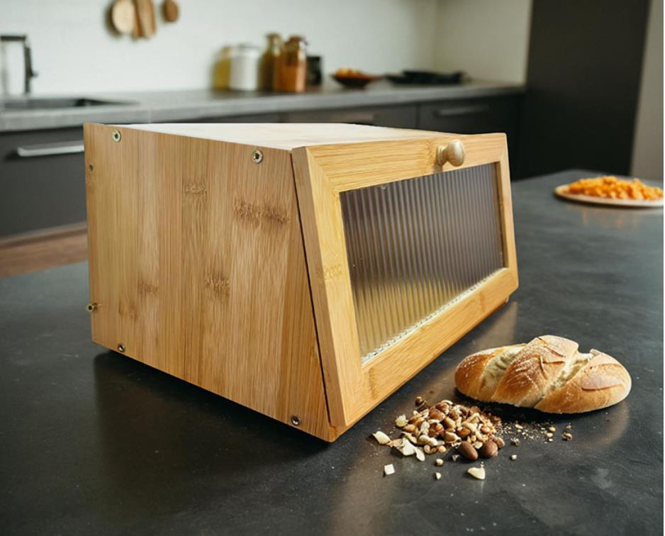 صندوق خبز من الخيزران، صندوق ت - مراجعة Bread Box Bamboo وسعره